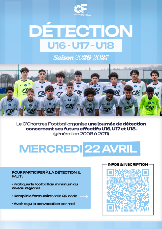 Detection C'Chartres football